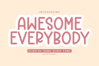 Awesome Everybody Font for Creative Web Projects