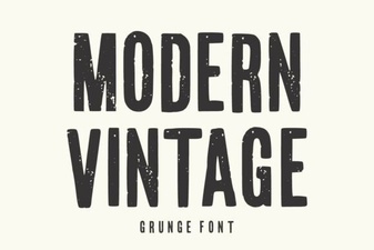 Crafting with Modern Vintage Font Styles