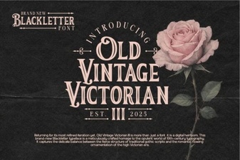 Victorian Iii Font Designs for Modern Projects