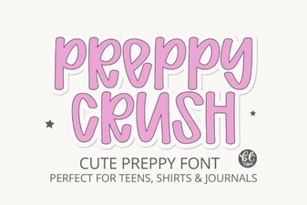 Preppycrush Font for Elegant Project Design