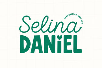 Selina Daniel: a Creative Typeface Duo for Designers