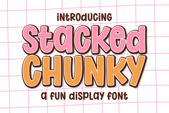 Design Bold: Using Chunky Stacked Fonts