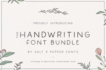 Handwriting Bundle: Creative Fonts for Projects