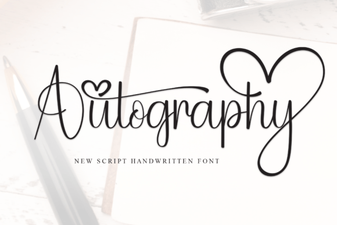 Autography: a Creative Font for Personal Projects